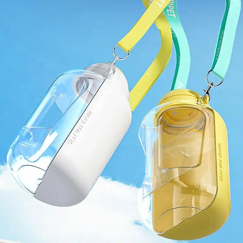 Bouteille d'eau portable pour chiens Bouteille à boire pour chien pour voyage Distributeur d'eau pour chien de grande capacité 2 en 1 Bol à boire pour chiot Fuite