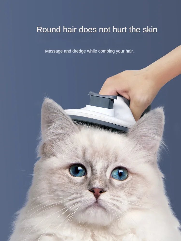 Brosse pour chien et chat - Brosse autonettoyante pour éliminer les poils d'animaux