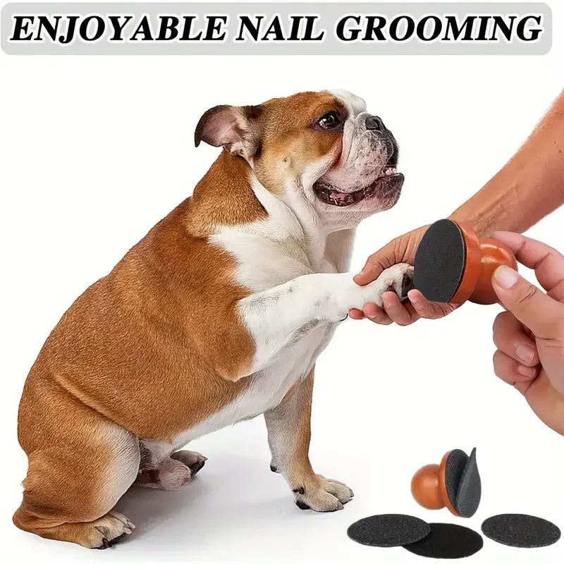 Dog Nail File Manual Wooden Pet Grooming Dogs Scratching Board Grinding Claw Pet Claw Care for Puppy Nail Care Outdoor Indoor