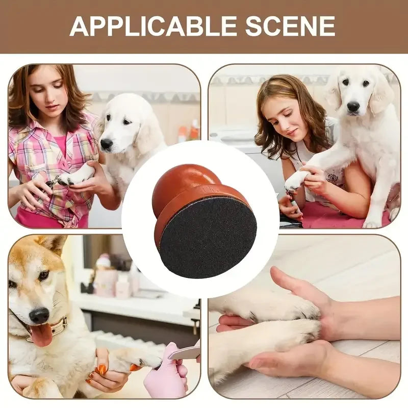 Dog Nail File Manual Wooden Pet Grooming Dogs Scratching Board Grinding Claw Pet Claw Care for Puppy Nail Care Outdoor Indoor