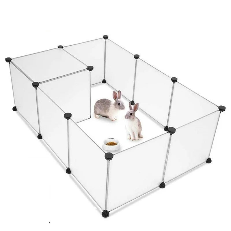 Cage pliable pour chien à combinaison libre