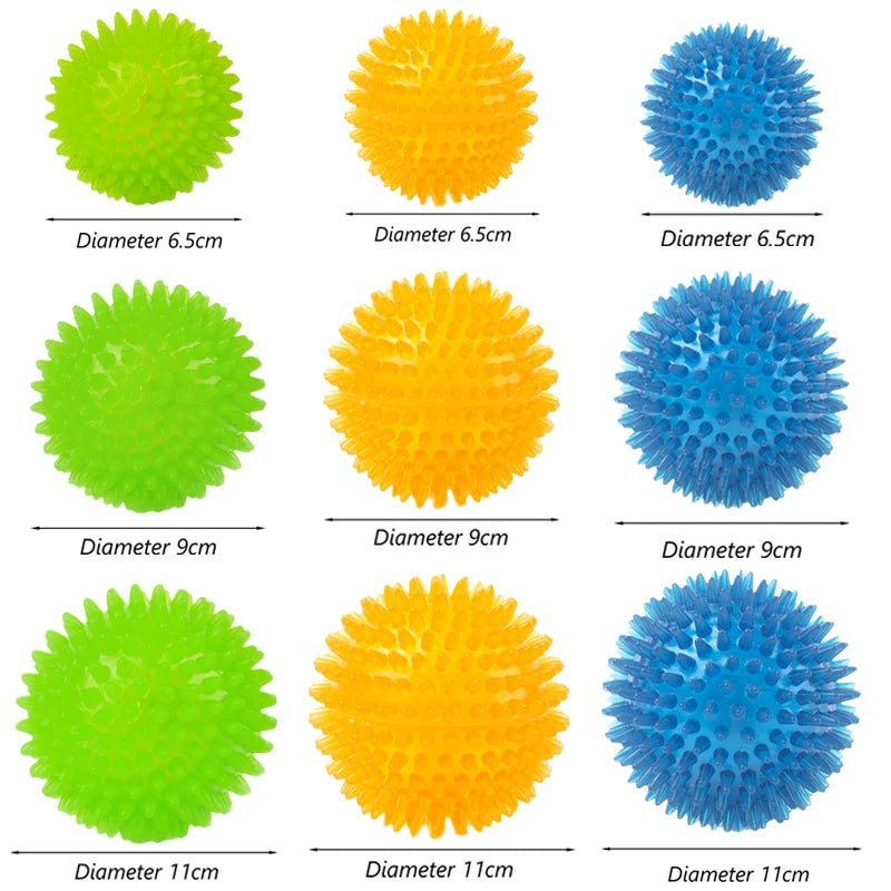Balle rebondissante Jouets interactifs résistants aux morsures pour chiens de petite, moyenne et grande taille Bouledogue français Chihuahua etc